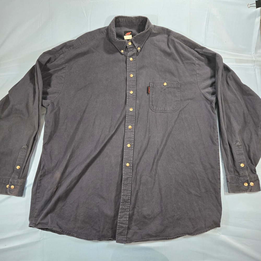 Red Wing Outfitters Mens 2XL Vintage Work Shirt Button Down Cotton Made in USA